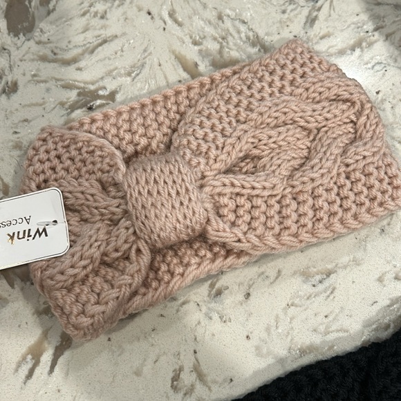 CROCHET ACRYLIC KNIT HEADBANDS/EAR COVERS SET OF 3 NWT - Picture 4 of 5